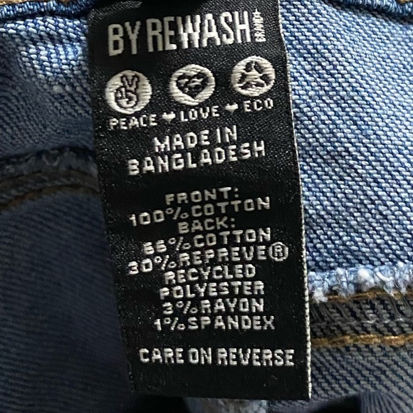 9/29 BLUE DENIM JEAN SHORTS - Picture 3 of 4